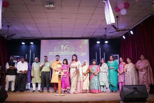 The church on its sixteenth anniversary