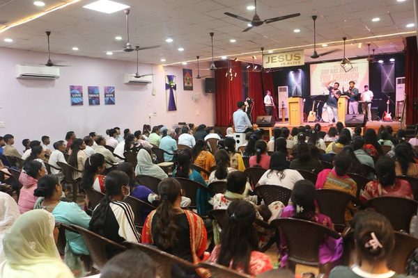 The Zirakpur hall on a Sunday morning